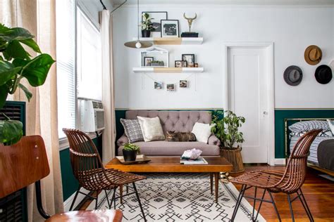 12 Clever Ideas For Laying Out A Studio Apartment Hgtvs Decorating