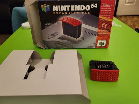 Expansion Pak Item And Box Only Nintendo 64
