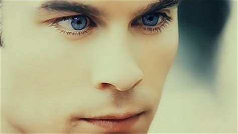 Blue Eyes Damon Salvatore Ian Somerhalder Lips The