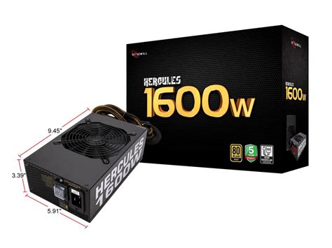Rosewills 1600w Hercules Power Supply Is 70 Off For 11999