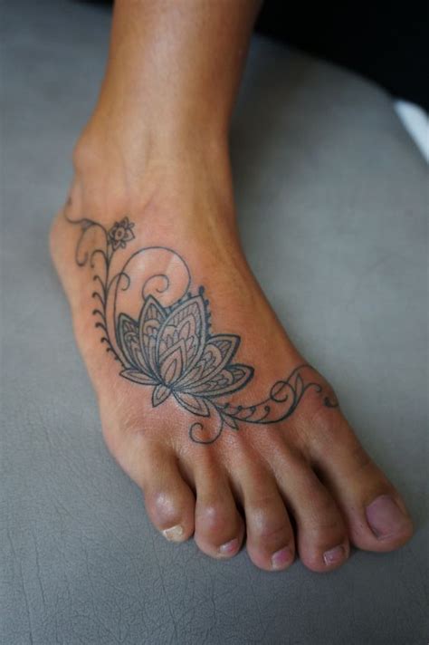 15 Most Alluring Lotus Tattoo Designs To Get Inspired Feet Tattoos