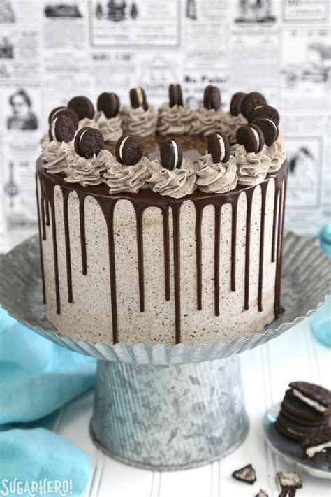 Hersheys Oreo Cookies And Cream Two Layered Cake Greenstarcandy