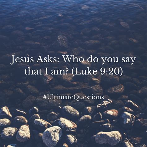 Behold And Reflect Jesus Asks Who Do You Say That I Am