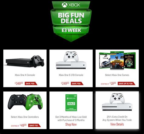 E3 2018 Retailers Dropping Xbox One X Prices Ahead Of Potential Price