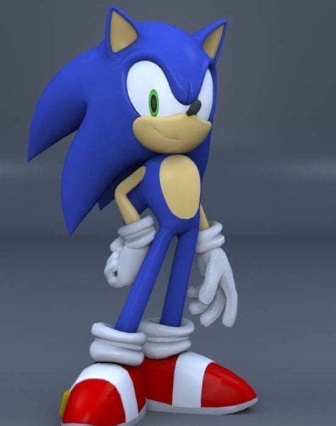 Sonic 3d Model For Animation