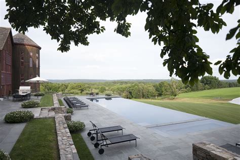 This Infinity Edge Pool Flows Out Into A Working Field Native Field