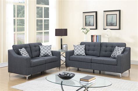 Pricebusters Special Gray Sofa And Love Under 500 U135