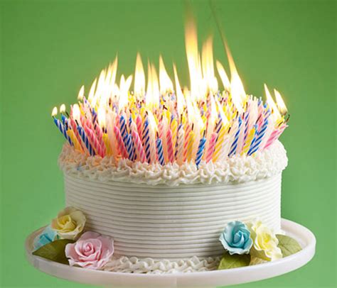 Birthday Cake With Candles 9 Rhea Seddon