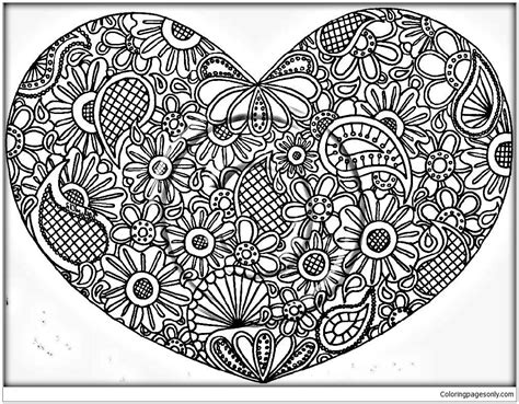 Select from 35450 printable crafts of cartoons, nature, animals, bible and many more. Heart Shape Mandala Coloring Page - Free Coloring Pages Online