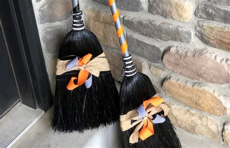 Colorshot Halloween Decor Diy Witch Brooms Diy Spray Paint Spray