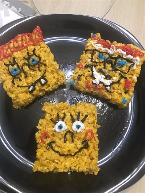 Spongebob Yummy Rice Krispie Treats By Kodie J Crafty Cooking Kits