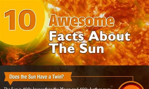 10 Awesome Facts About The Sun Fun Facts Facts Infographic