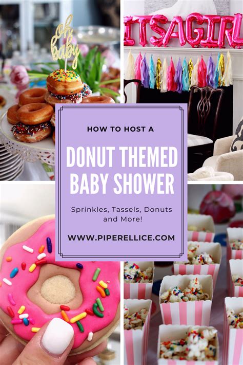 How To Host A Donut Themed Baby Showerbaby Sprinkle Piperellice
