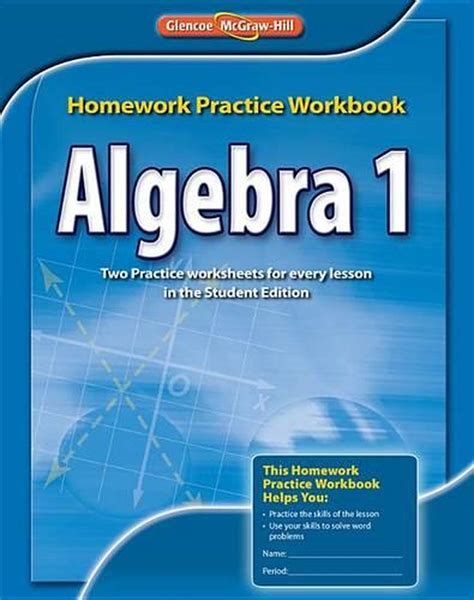 Algebra 1 Homework Practice Workbook By Mcgraw Hillglencoe English