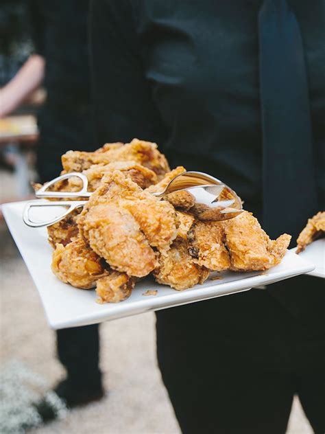 No southern wedding would be complete without a few traditional regional delicacies on your reception menu. Ideas & Advice by The Knot | Southern wedding food, Wedding food, Buffet food