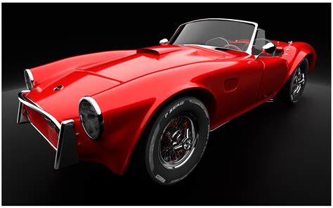 Blender Car Modeling Ac Cobra Virtual Reality Augmented Reality Und