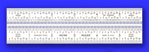 Tape Measure Markings Chart