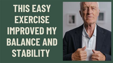 Seniors This Easy Exercise Improved My Balance And Stability Heel