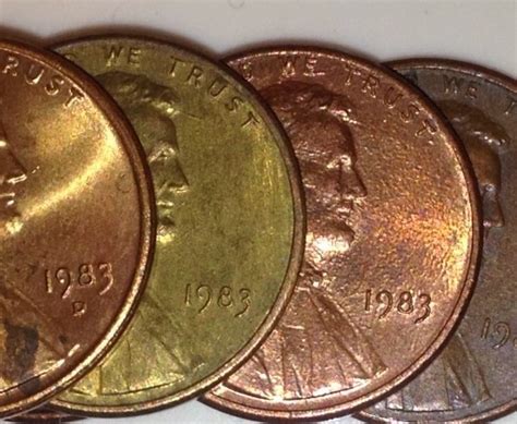 1983d Brass Penny Coin Talk