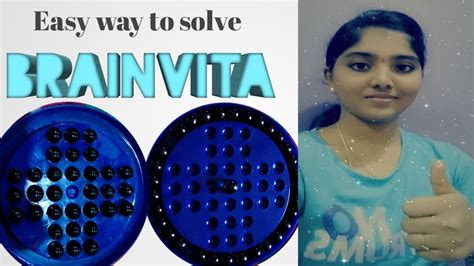 Easy Way To Solve Brainvita Or Marble Solitaire Youtube