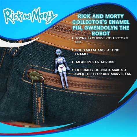 Rick And Morty Collectors Enamel Pin Gwendolyn The Robot 811411033538