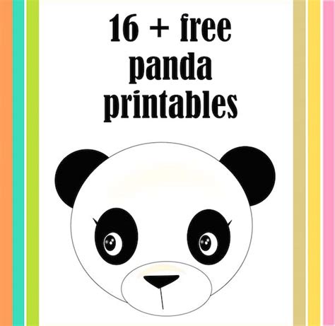 Free Printable Panda Bear Birthday Card