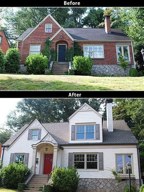Painting A Brick House Step By Step Painted Brick House Home
