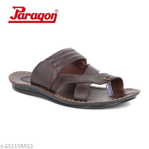 Paragon Brown Sandals For Men