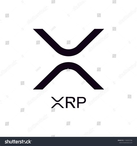Ripple Coin Xrp Cryptocurrency Logo Vector Stock Vector Royalty Free 1156035706 Shutterstock