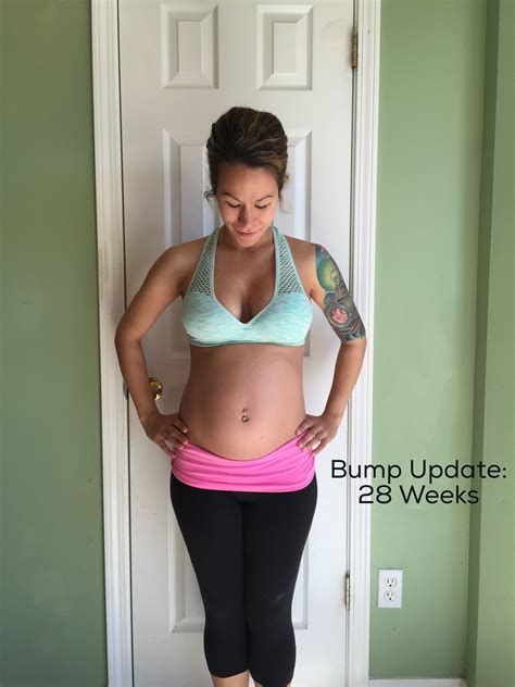 PREGNANCY 28 Weeks Bump Update Diary Of A Fit Mommy