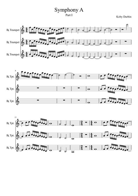 Cool Trumpet Thing Sheet Music For Trumpet Download