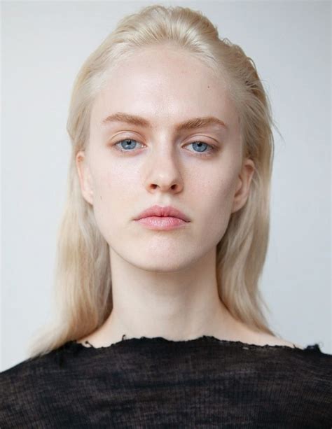 Nordics Model Face Blonde Dye Woman Face