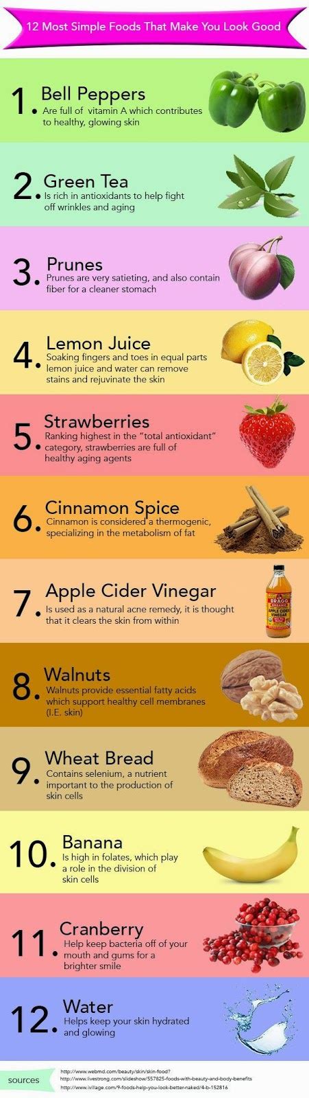 12 Most Simple Food That Make You Look Good More Healthy Tips