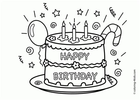 Birthday is a huge occasion for everyone, and it gets more special when it comes to kids' birthday. Get This Happy Birthday Coloring Pages Free Printable 46170