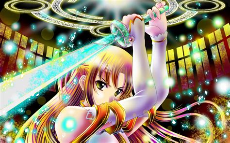 Anime Girls Anime Artwork Yuuki Asuna Sword Art Online