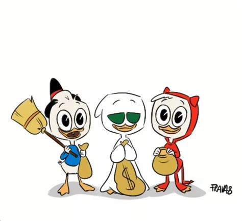 Frava8 — Young Triplets On Halloween🎃 Duck Tales Disney Ducktales