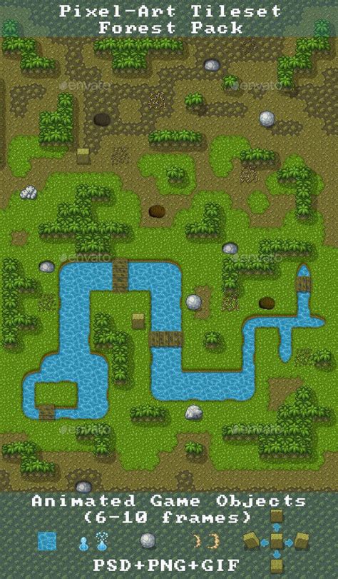 Check spelling or type a new query. Pixel Art Tileset Forest Pack | Pixel art, Cool pixel art ...