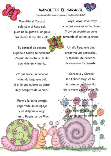 Pin De Ana Guijarro En Poesías Infantil Poemas Para Niños Poesias