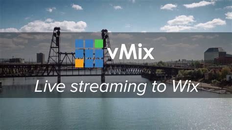 How To Live Stream To Your Wix Website With Vmix Youtube