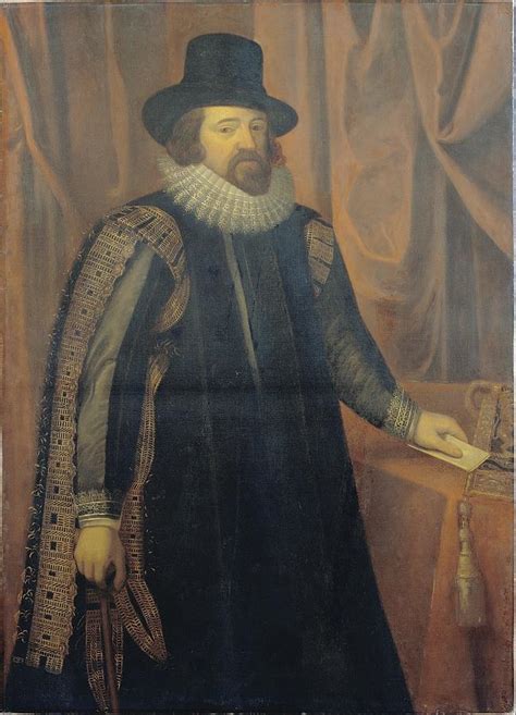 Francis Bacon Viscount St Alban Painting By Morris William Bright