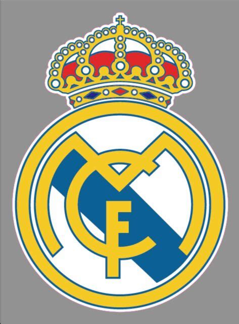 Zinedine zidane expressed his opinion about real madrid's next copa del rey fixture against unionists on wednesday. Real Madrid FC Logo 6" Vinyl Decal Bumper Window Sticker ...