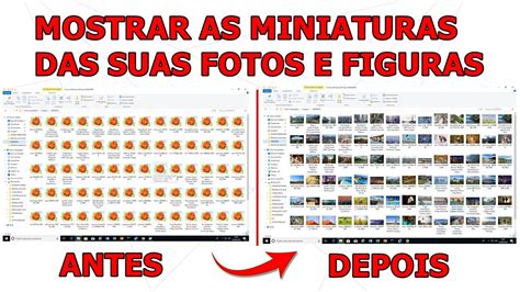 Como Ativar As Miniaturas Das Fotos No Windows Youtube