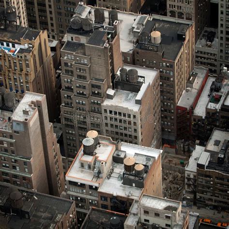 Aerial View Of Nyc Buildings Stock Image Image Of Cosmopolitan