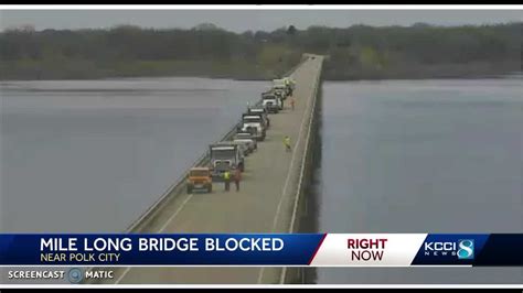 Zoology · 7 years ago. Mile Long Bridge over Saylorville Lake reopens after crash