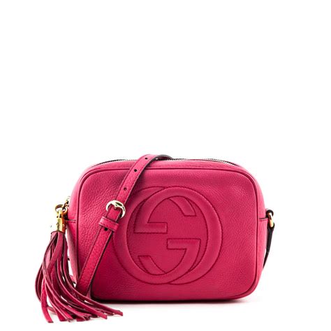 Gucci Soho Disco Bag Pink And Red Color Nar Media Kit