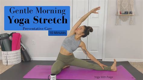 10 Minute Morning Yoga Stretch Easy Yoga For Beginners Yoga With