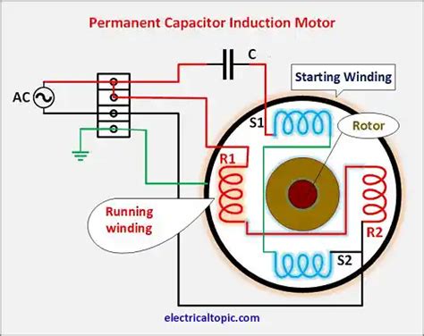 Single Phase Inducton Motor Types Diagram Working Principle