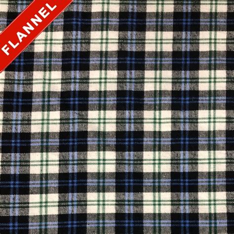 Tartan Plaid Yarn Dyed Flannel Fabric Fp09