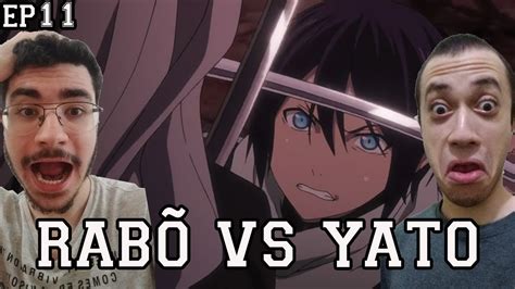 RabÕ Vs Yato Noragami Episódio 11 React Youtube