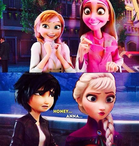 Big Hero 6 Frozen Gogo Elsa Anna Honey Lemon Disney Life Disney Fun Disney Girls Disney Magic